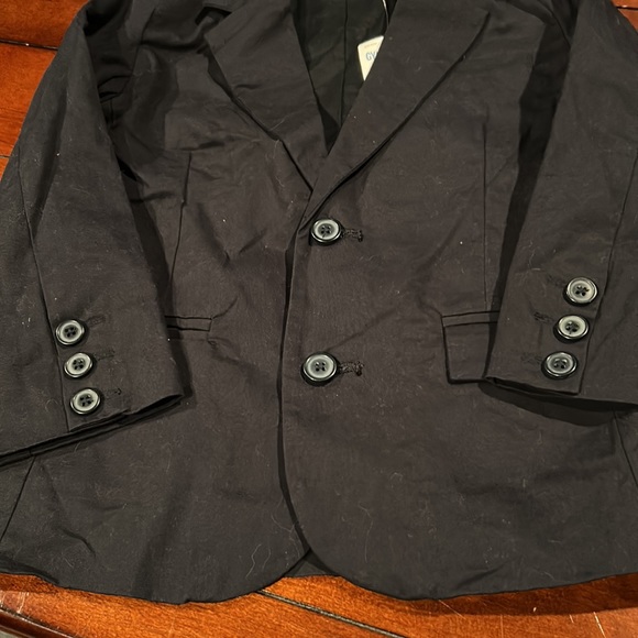 NWT Gymboree 2009 Easter Line Navy Blue 2 Button Blazer Flap Pockets XS - Picture 6 of 14